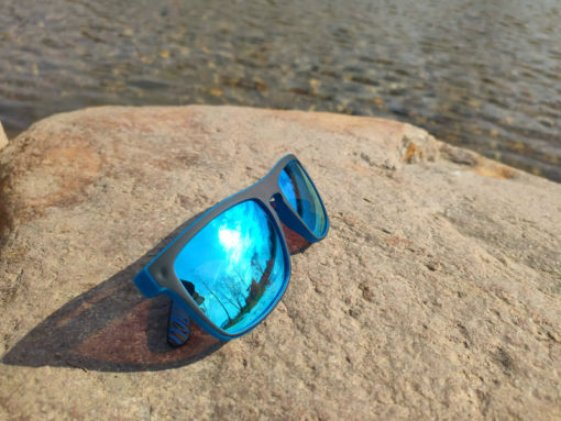Okulary przeciwsłoneczne Solenzio Urban Niebieskie