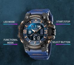 Zegarek Smael 8049 Niebieski 3