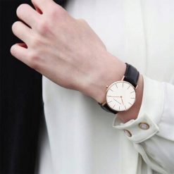 Zegarek Hannah Martin HM36 Złoty biały czarny pasek 2