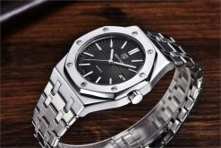 Zegarek Benyar AP BY5156 srebrny czarny 2