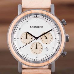 Zegarek Bobo Bird T27-3 drewniany chronograf 10