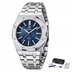 Zegarek Benyar AP BY5156 srebrny niebieski