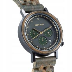 Zegarek Bobo Bird T27-2 drewniany chronograf 10