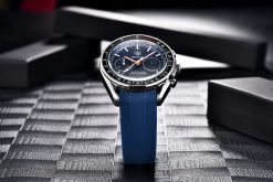 Zegarek Benyar BY5194 srebrny niebieski silikonowy pasek 8