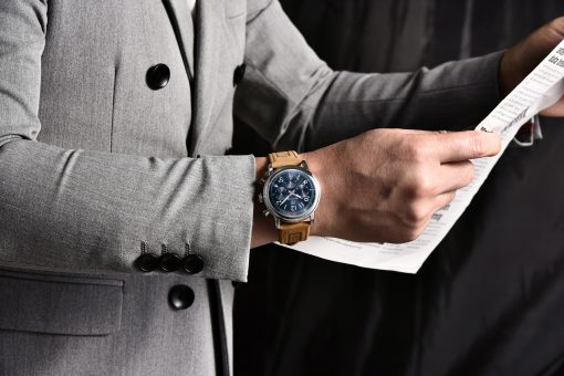 Zegarek Benyar BY5190 srebrny niebieski