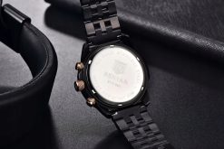 Zegarek Benyar BY5198 czarny niebieski bransoleta 5