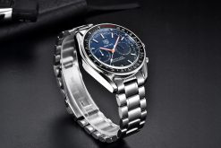 Zegarek Benyar BY5194 srebrny niebieski bransoleta 3