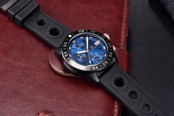 Zegarek Benyar BY5198 czarny niebieski silikonowy pasek 4