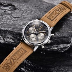 Zegarek Benyar BY5190 srebrny czarny 3
