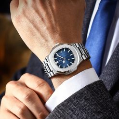ZEGAREK MĘSKI ELEGANCKI POEDAGAR NA BRANSOLECIE PUDEŁKO DATOWNIK 5
