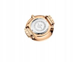 Piękny damski zegarek na bransolecie HANNAH MARTIN 1522 elegancki rose gold srebrny 7