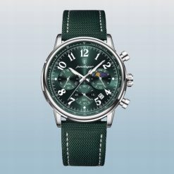 ZEGAREK MĘSKI ELEGANCKI POEDAGAR CHRONOGRAF PUDEŁKO WSKAŹNIK DZIEŃ / NOC 2