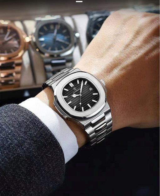 ZEGAREK MĘSKI ELEGANCKI POEDAGAR NA BRANSOLECIE PUDEŁKO DATOWNIK