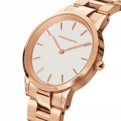 Zegarek damski na bransolecie HANNAH MARTIN 1223 rose gold elegancki pudełko