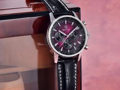 CZARNY ZEGAREK MĘSKI BENYAR NA SKÓRZANYM PASKU DATOWNIK CHRONOGRAF PUDEŁKO 2 CZARNY ZEGAREK MĘSKI BENYAR NA SKÓRZANYM PASKU DATOWNIK CHRONOGRAF PUDEŁKO 2