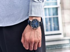 NIEBIESKI ZEGAREK MĘSKI BENYAR SKÓRZANY PASKEK DATOWNIK CHRONOGRAF PUDEŁKO 6 NIEBIESKI ZEGAREK MĘSKI BENYAR SKÓRZANY PASKEK DATOWNIK CHRONOGRAF PUDEŁKO 6