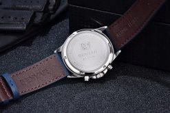 CZARNY ZEGAREK MĘSKI BENYAR NA SKÓRZANYM PASKU ELEGANCKI CHRONOGRAF PUDEŁKO 4 CZARNY ZEGAREK MĘSKI BENYAR NA SKÓRZANYM PASKU ELEGANCKI CHRONOGRAF PUDEŁKO 4