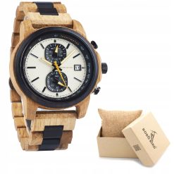 DREWNIANY ZEGAREK MĘSKI BOBO BIRD T159-1 ELEGANCKI BRANSOLETA CHRONOGRAF 9b8fe045802121fc70f1cb0f0ce21682