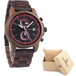 DREWNIANY ZEGAREK MĘSKI BOBO BIRD T159-2 ELEGANCKI BRANSOLETA CHRONOGRAF 4a424af9b1c81dfb4ed40b5ccd7e74d6